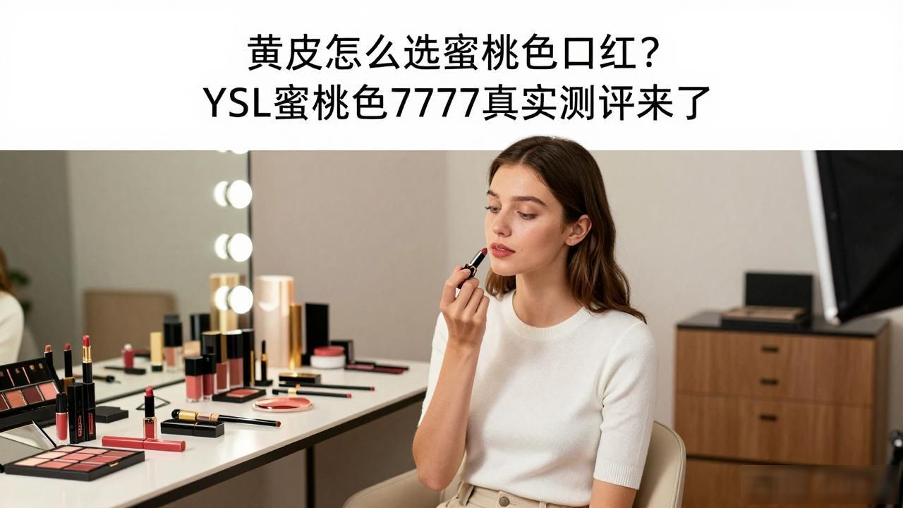 黄皮怎么选蜜桃色口红？YSL蜜桃色7777真实测评来了