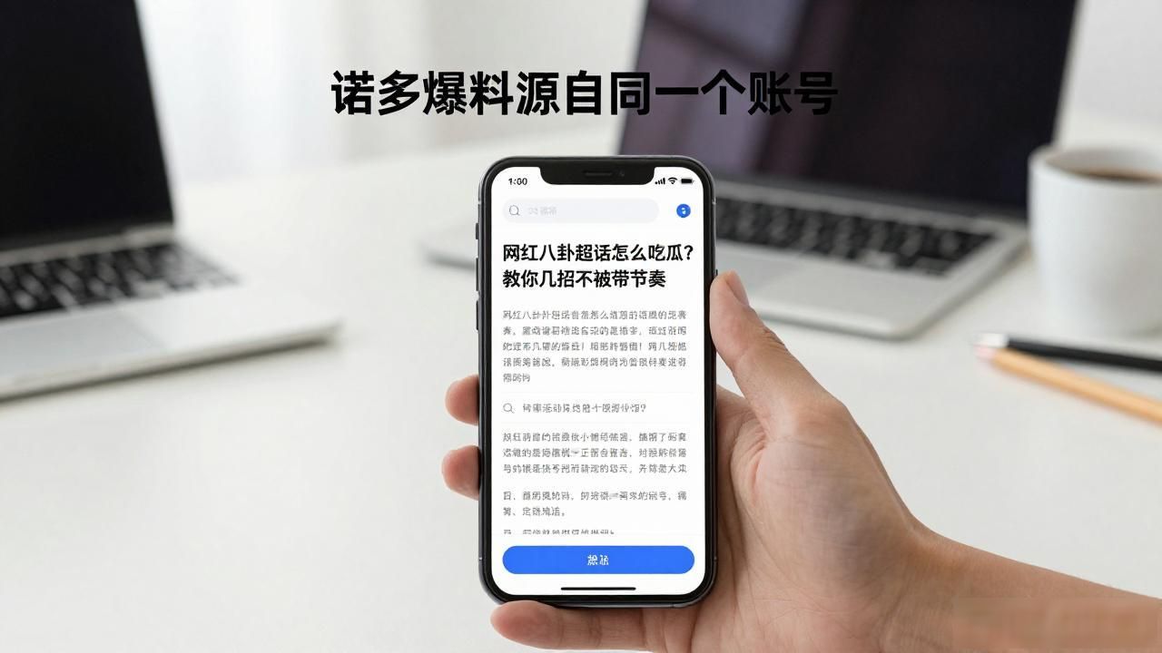 网红八卦超话怎么吃瓜？教你几招不被带节奏