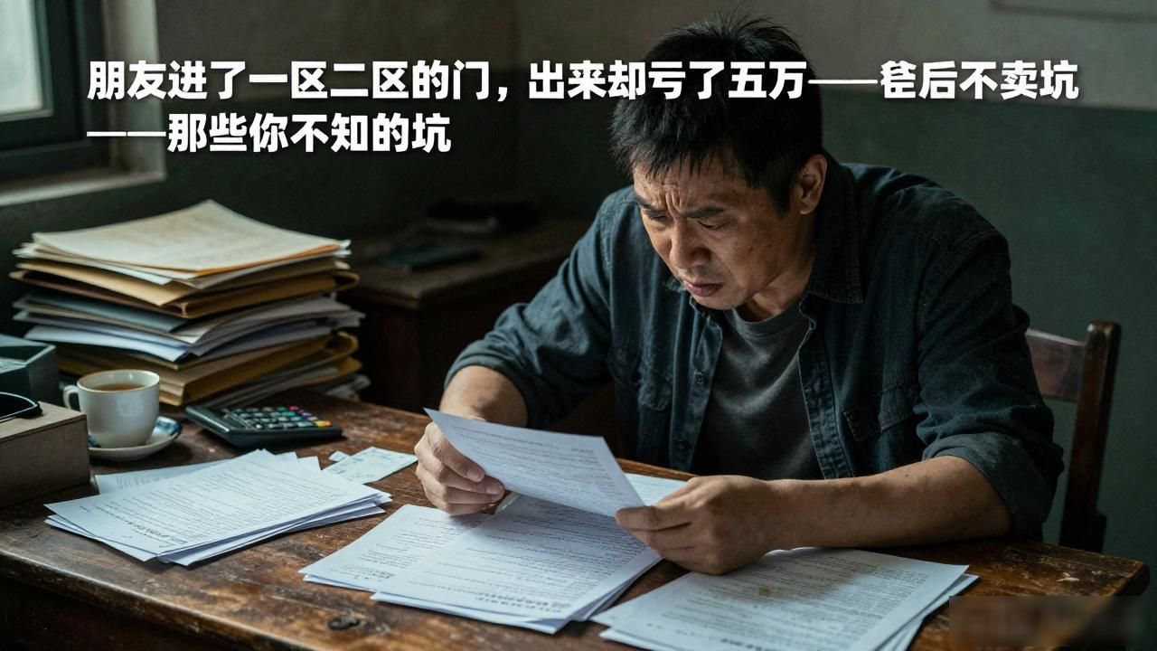 朋友进了一区二区的门，出来却亏了五万——那些你不知道的坑