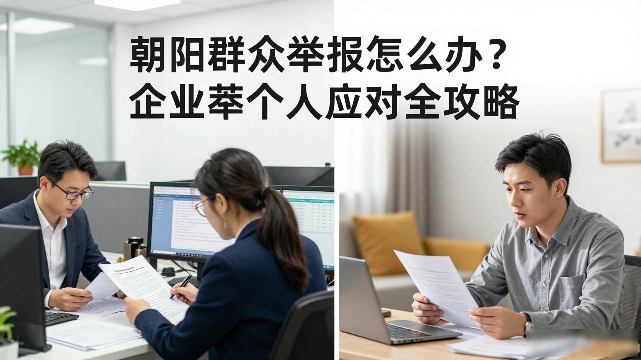 朝阳群众举报怎么办？企业和个人应对全攻略
